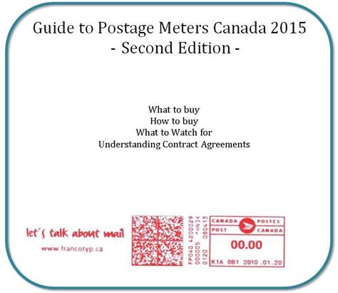 postage meter canada